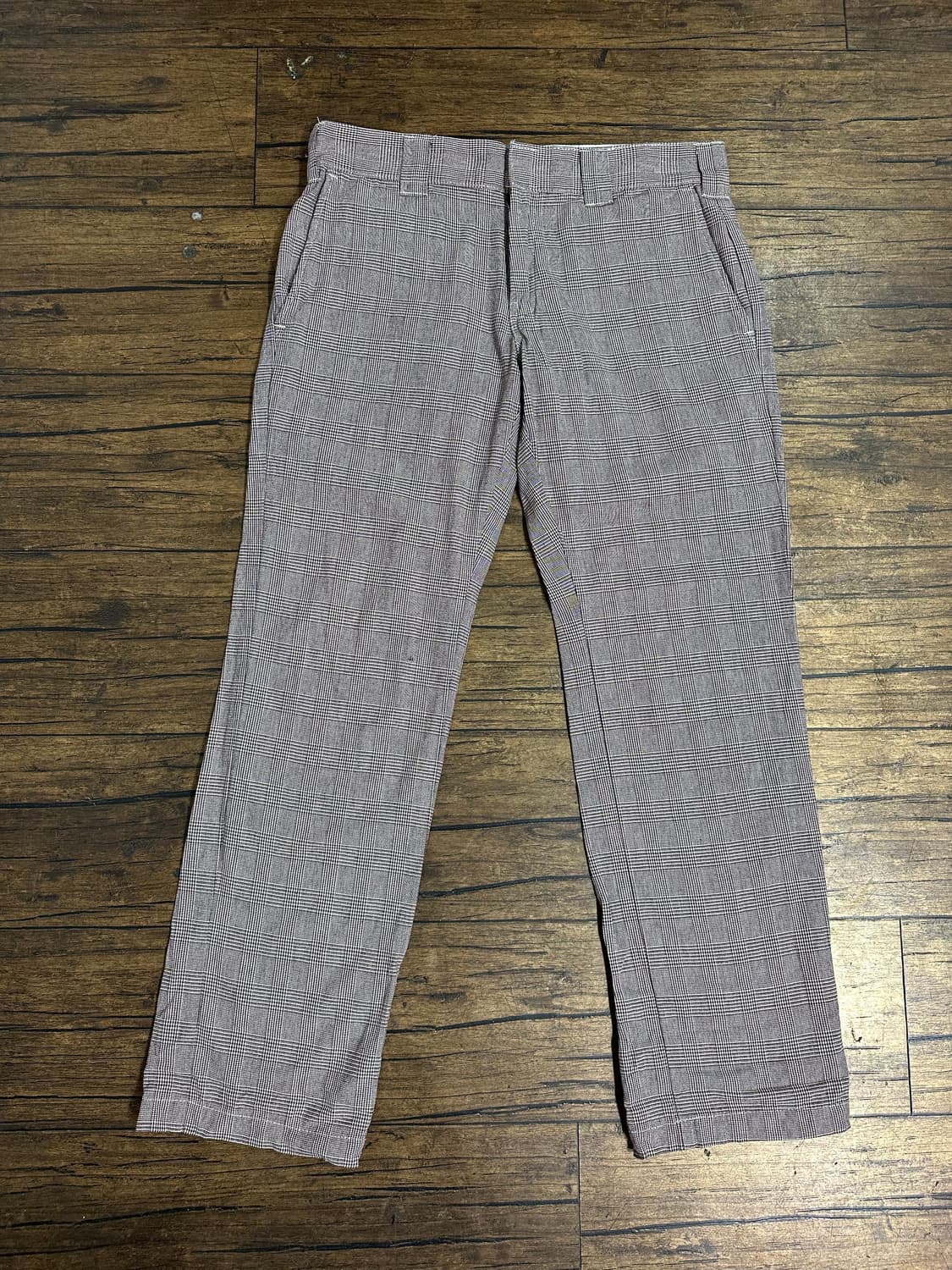 Dickies 체크 면바지 32사이즈 올드스쿨 빈티지 상품이미지1