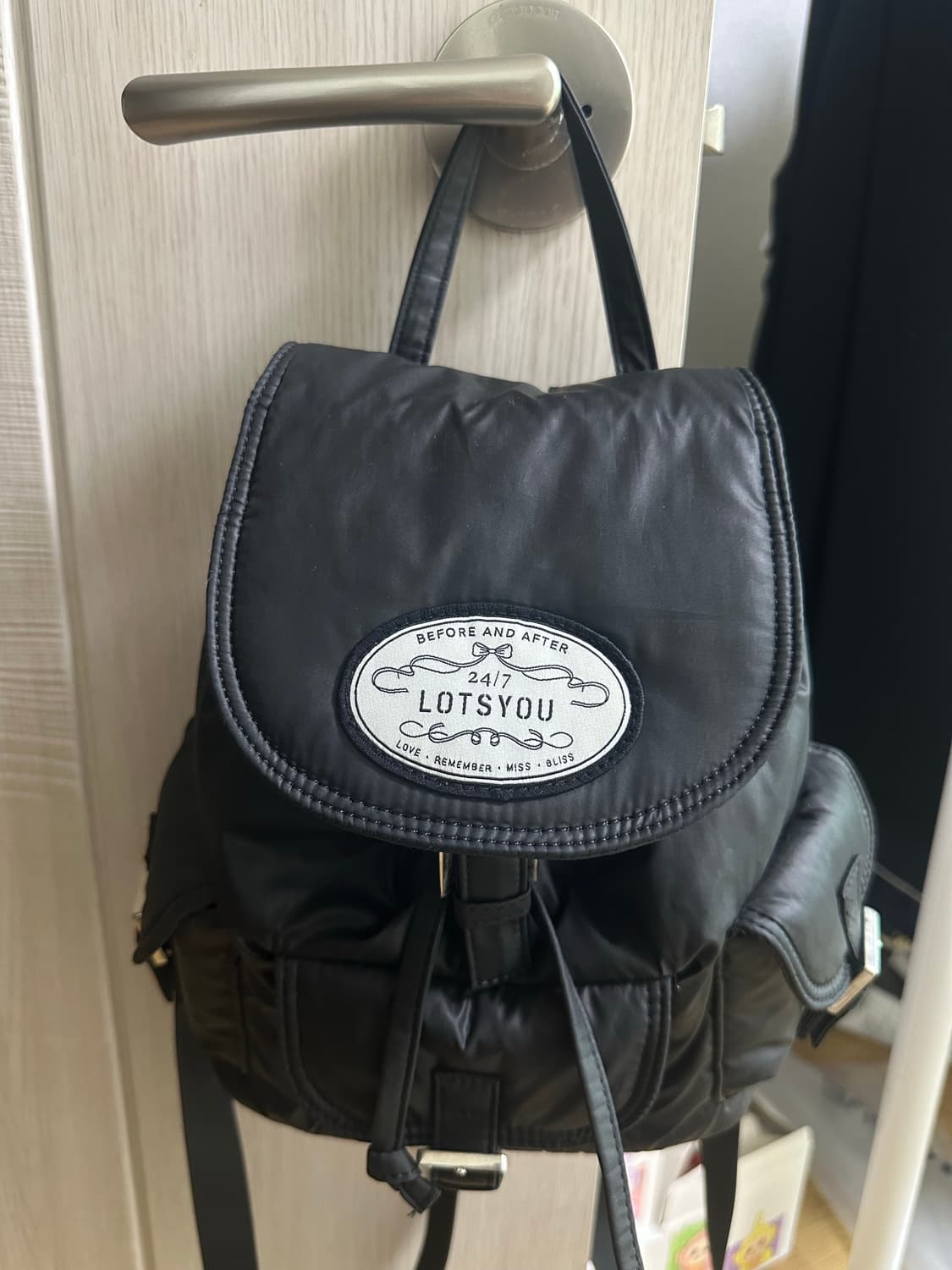 라츠유 백팩 블랙 상품이미지1