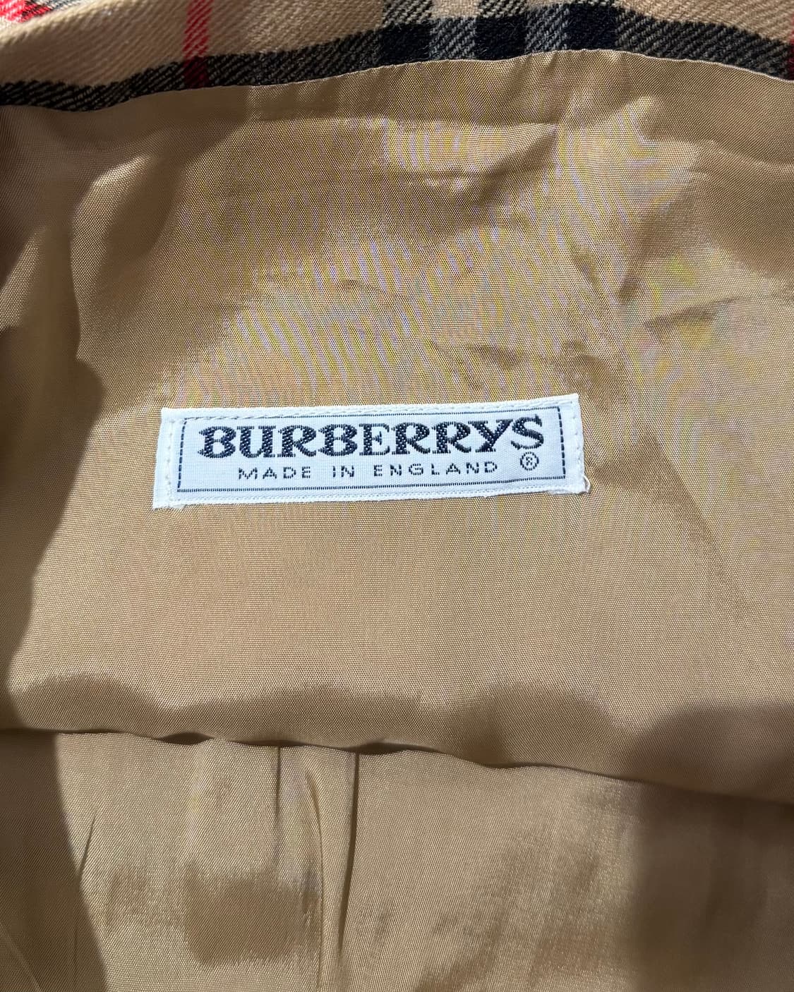 버버리 베이지 노바체크 울 스커트 상품이미지7