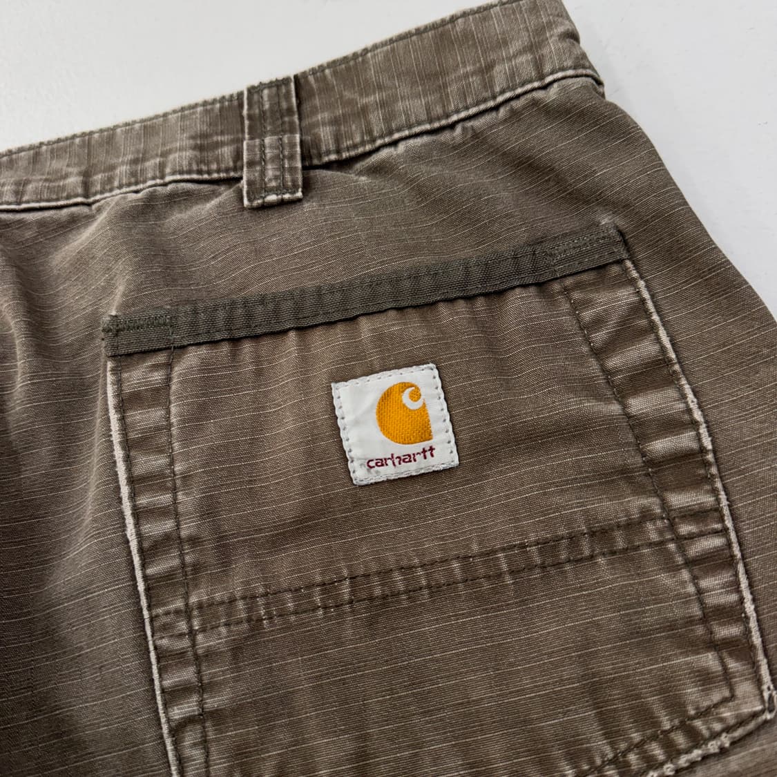 칼하트 OG 카펜터 다크브라운 페이딩 탄창 워크 카고팬츠 상품이미지8