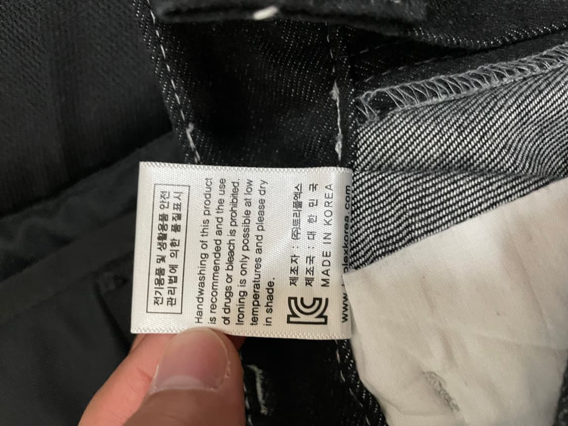 트리플엑스 스티치 와이드 데님팬츠 상품이미지10