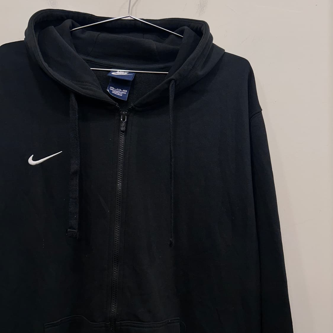 나이키 스우시 자수로고 코튼 오버핏 후드집업 상품이미지1