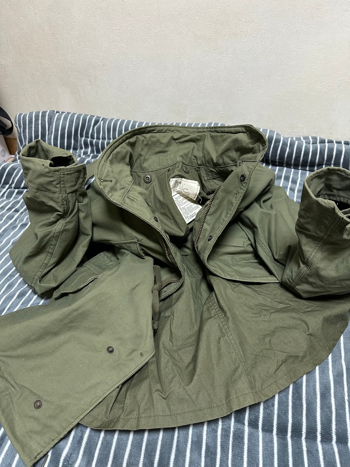 M65 필드자켓 3세대 미듐롱 민트급 라이너포함 상품이미지8