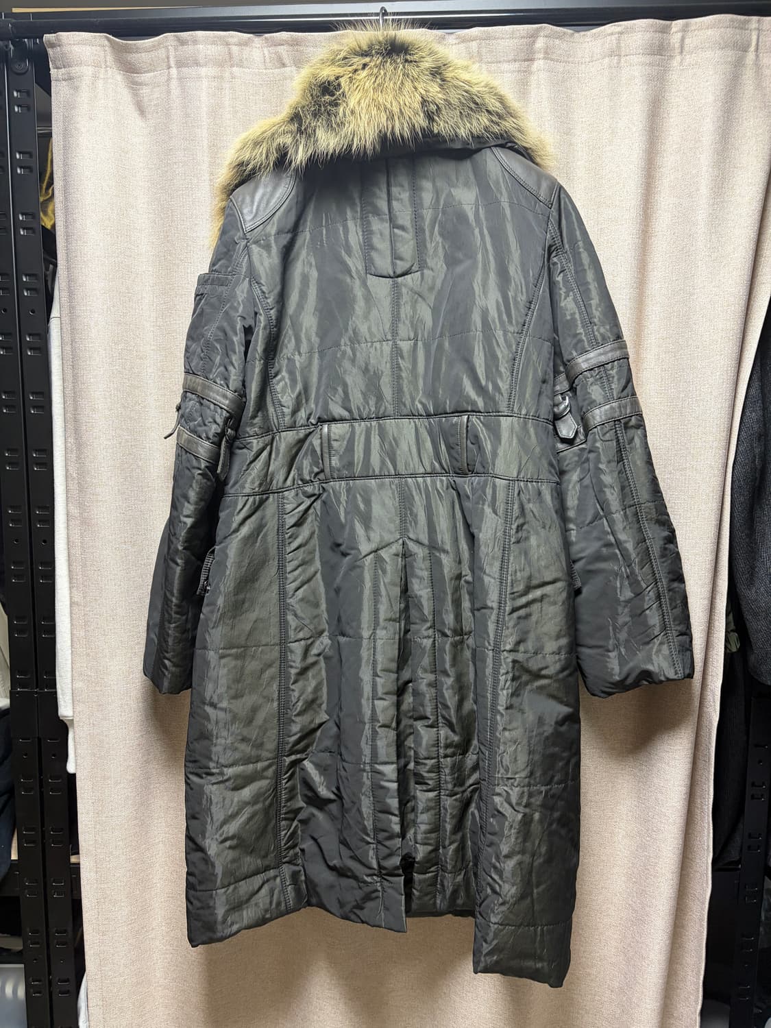 퍼 패딩 코트 상품이미지2