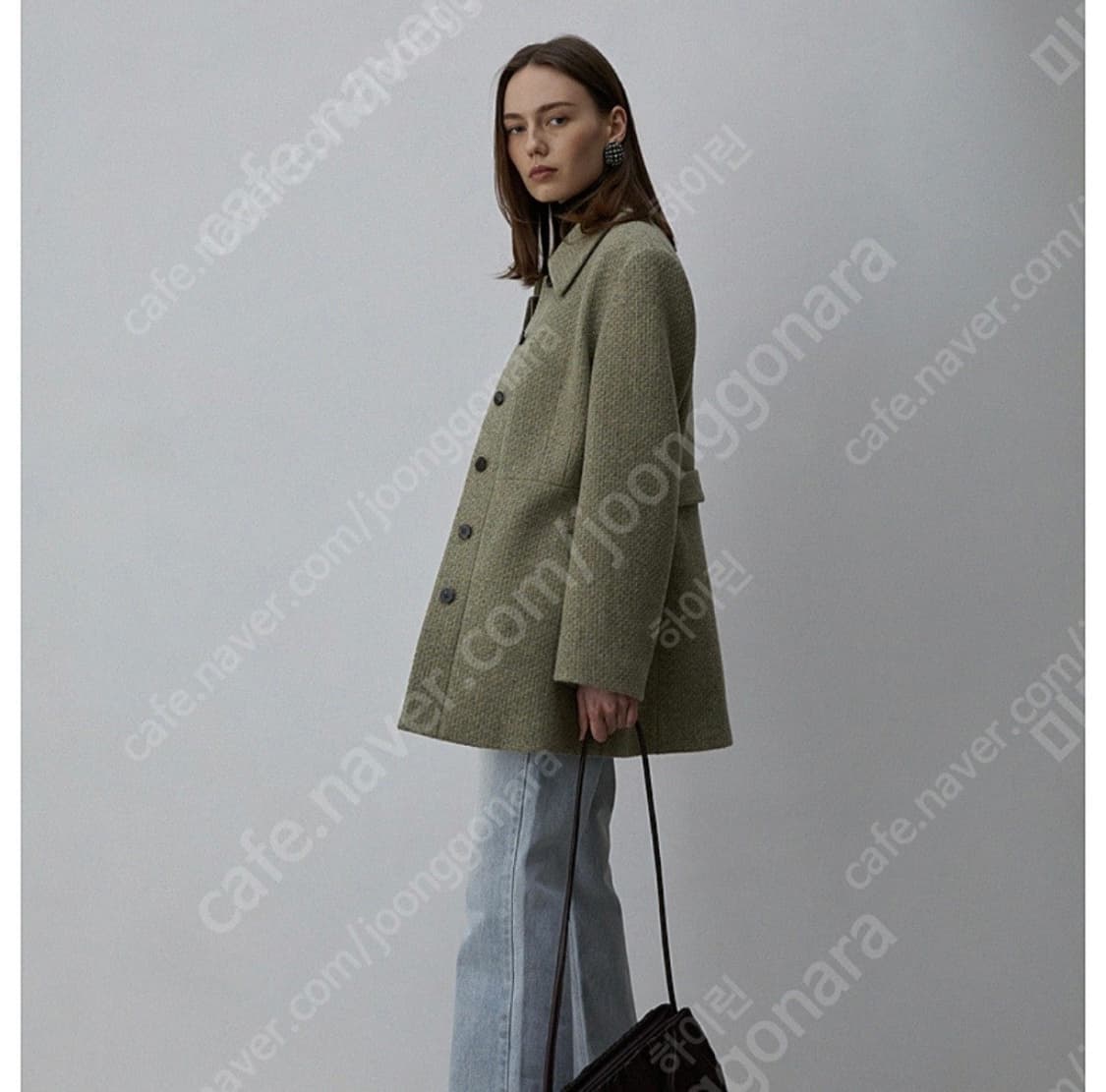 [새상품] 오르 ORR 벨티드 울 100% 트위드 자켓 상품이미지2