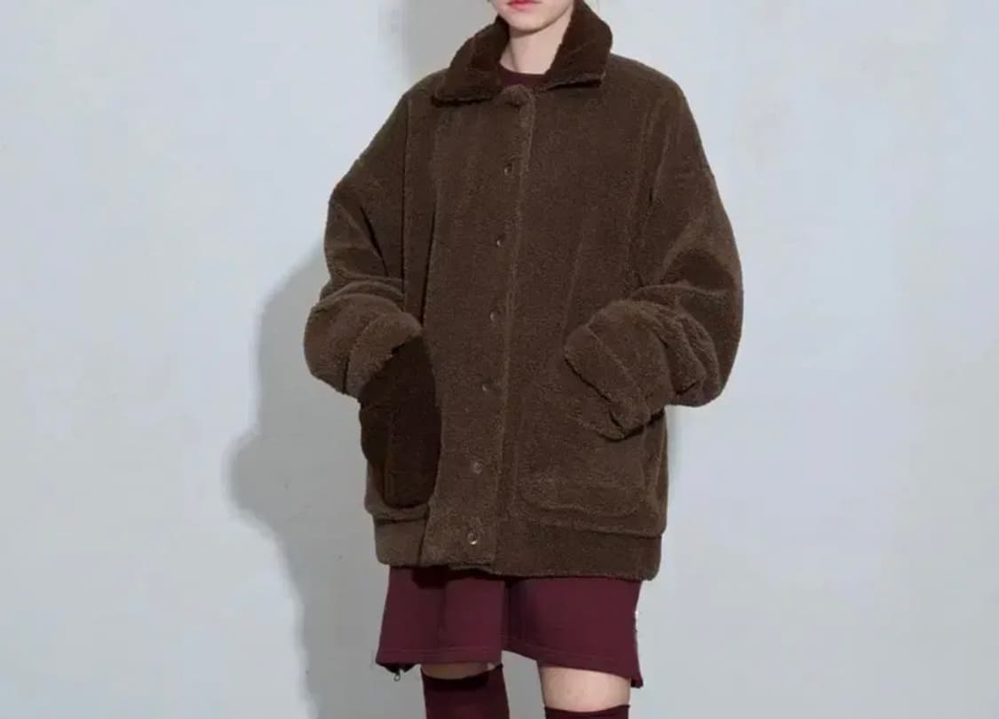 모어올레스 테디 부클 자켓 점퍼 상품이미지4