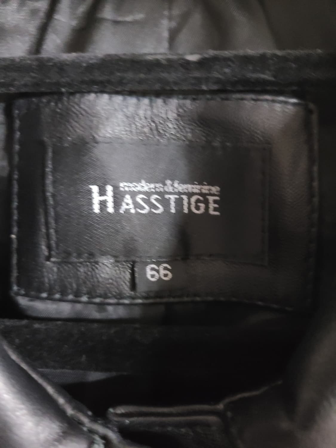 HASSTIGE 블랙 양가죽 코트 66 상품이미지4