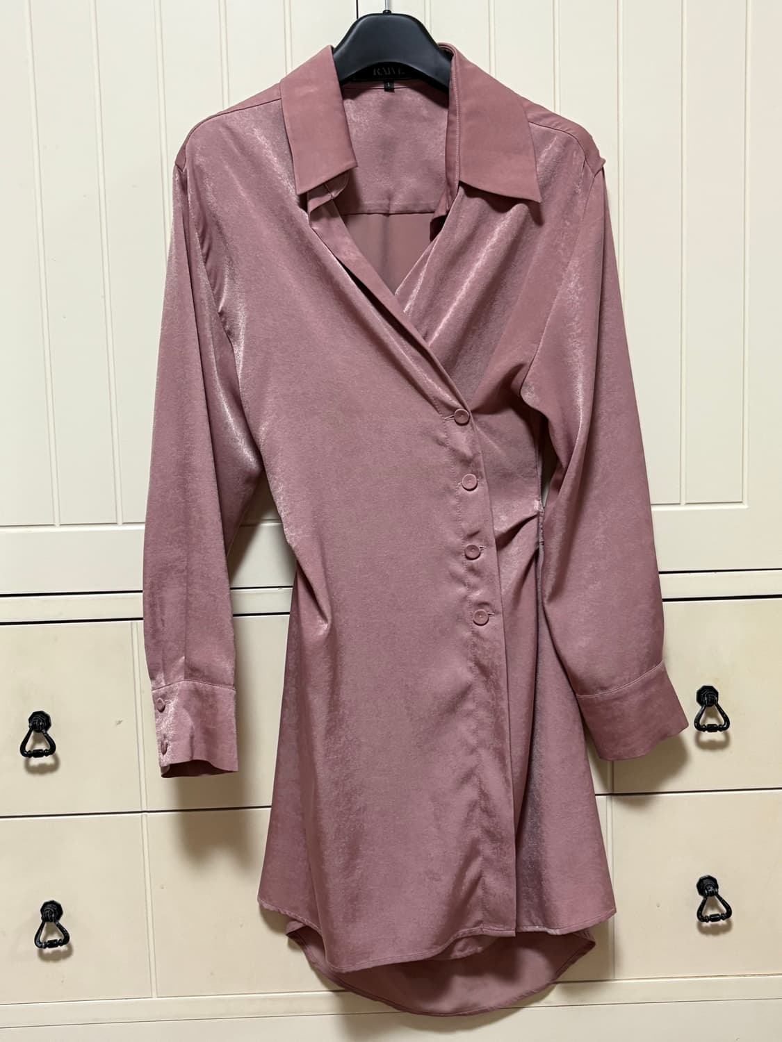 RAIVE 셔츠 원피스 핑크 상품이미지2