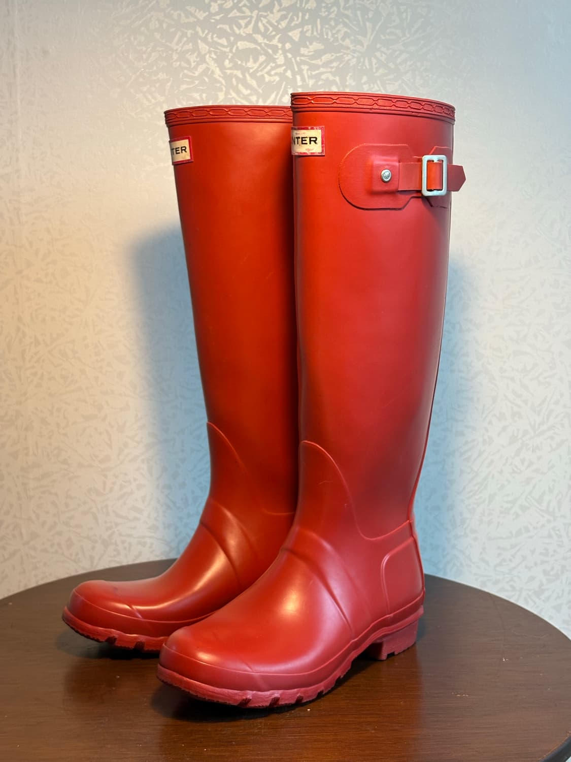 빈티지 헌터 레인부츠 레드 상품이미지1