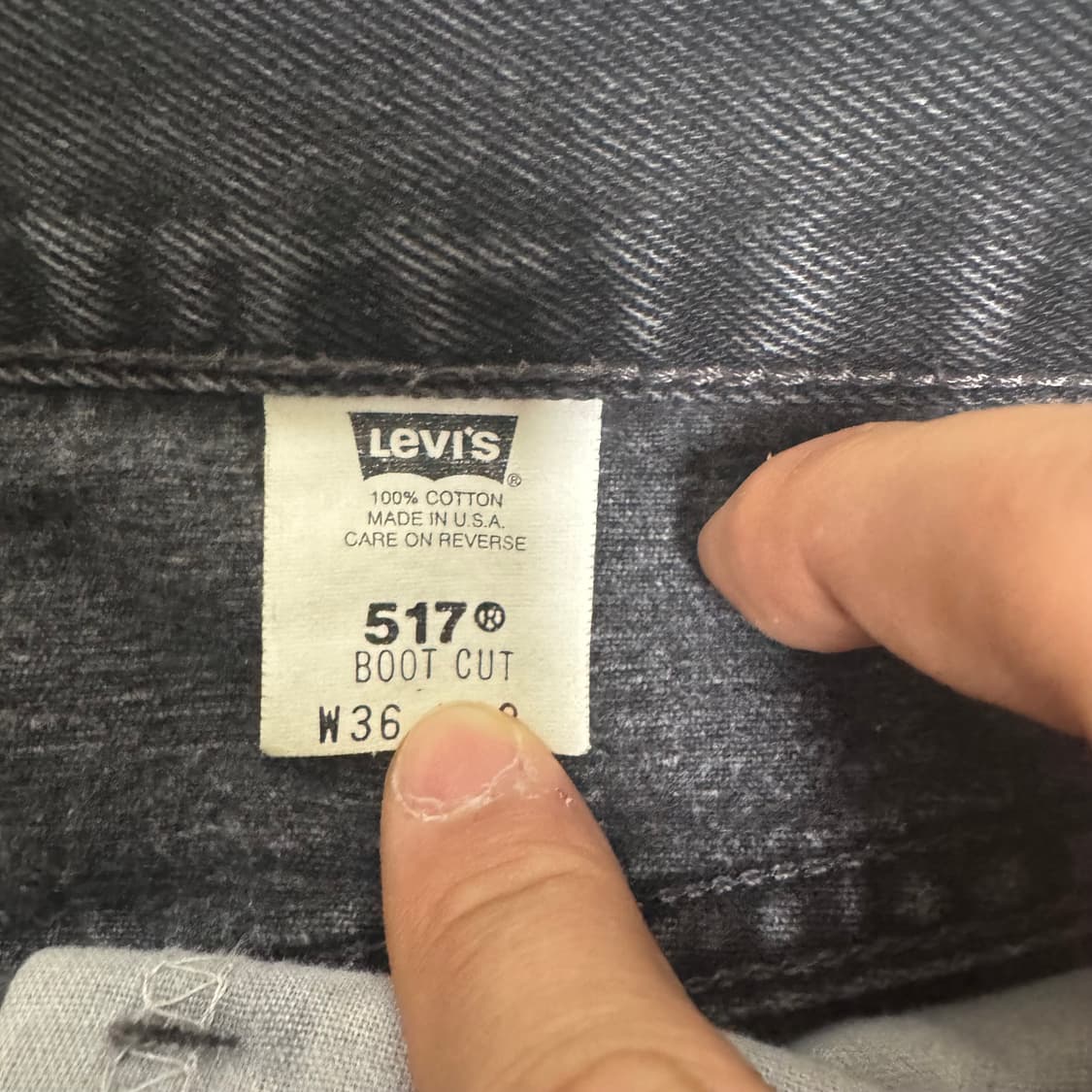 리바이스 517 90s usa 36/32 상품이미지3