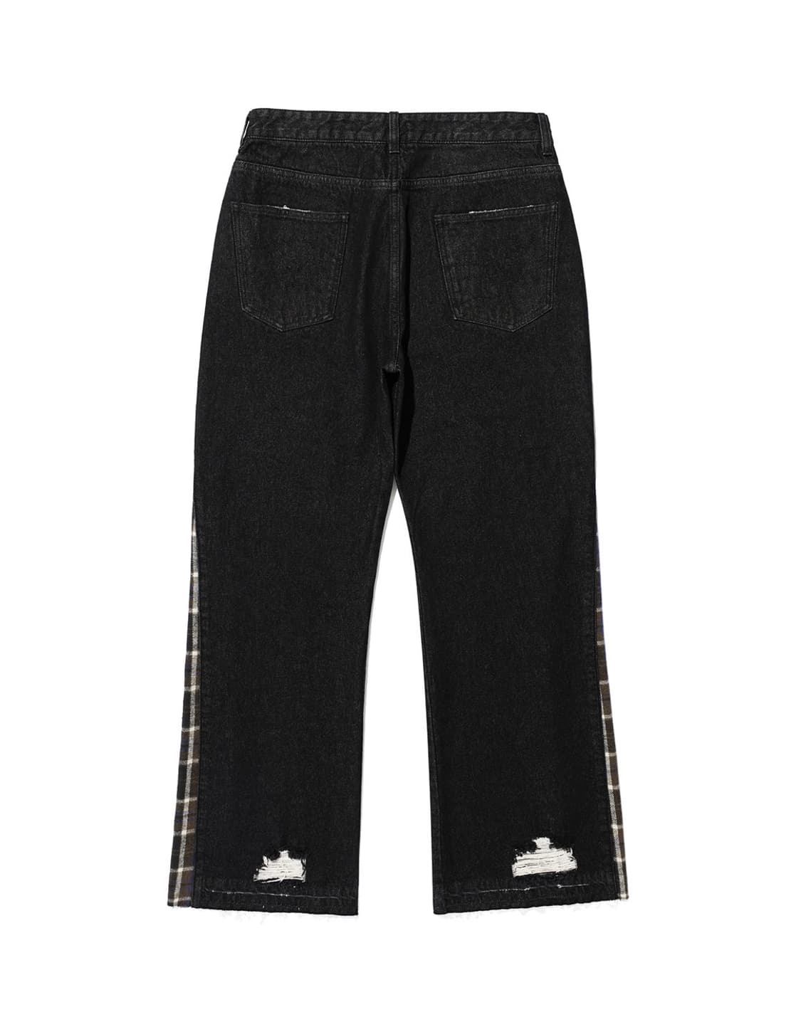 나이스고스트클럽 SIDE CHECK PANEL BOOTSCUT JEANS 상품이미지5