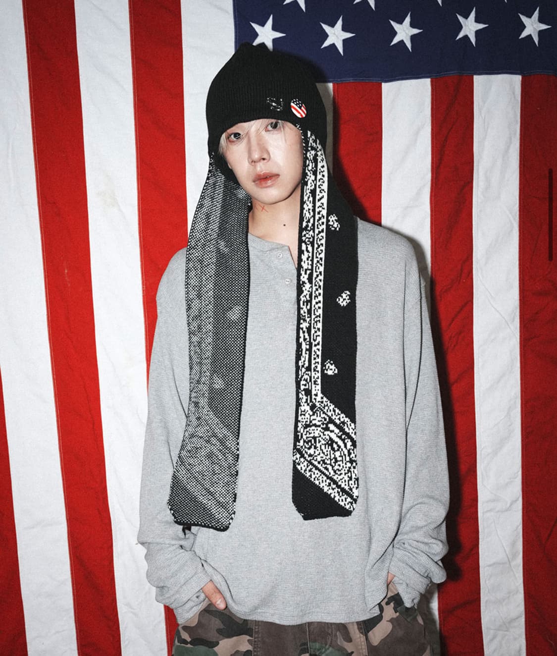 스키즘인듀싱 반다나 트래퍼 비니 상품이미지3