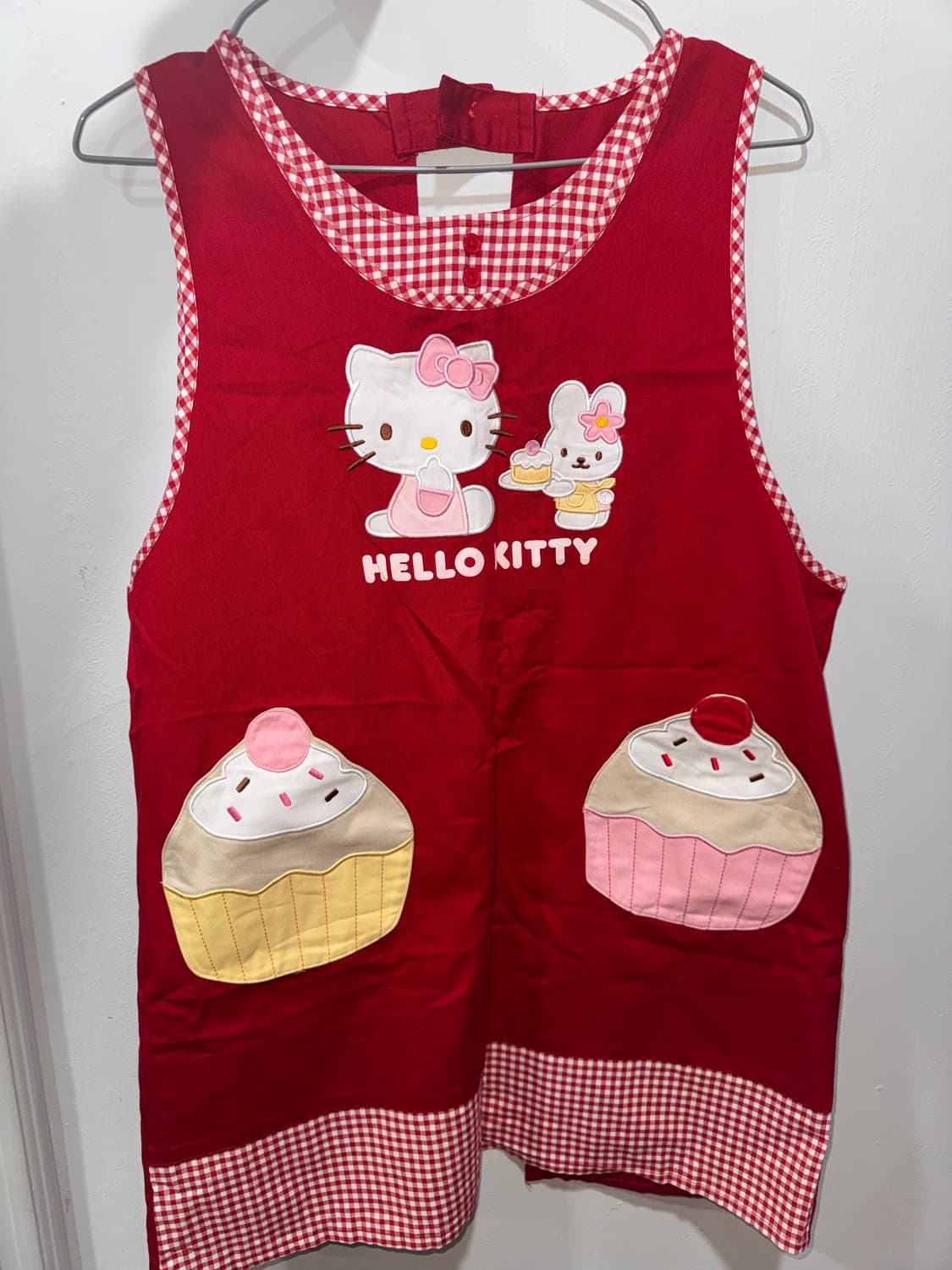 고전 헬로키티 머핀 앞치마 산리오가챠 인형마스코트키링스트랩쿠지팝업 상품이미지4