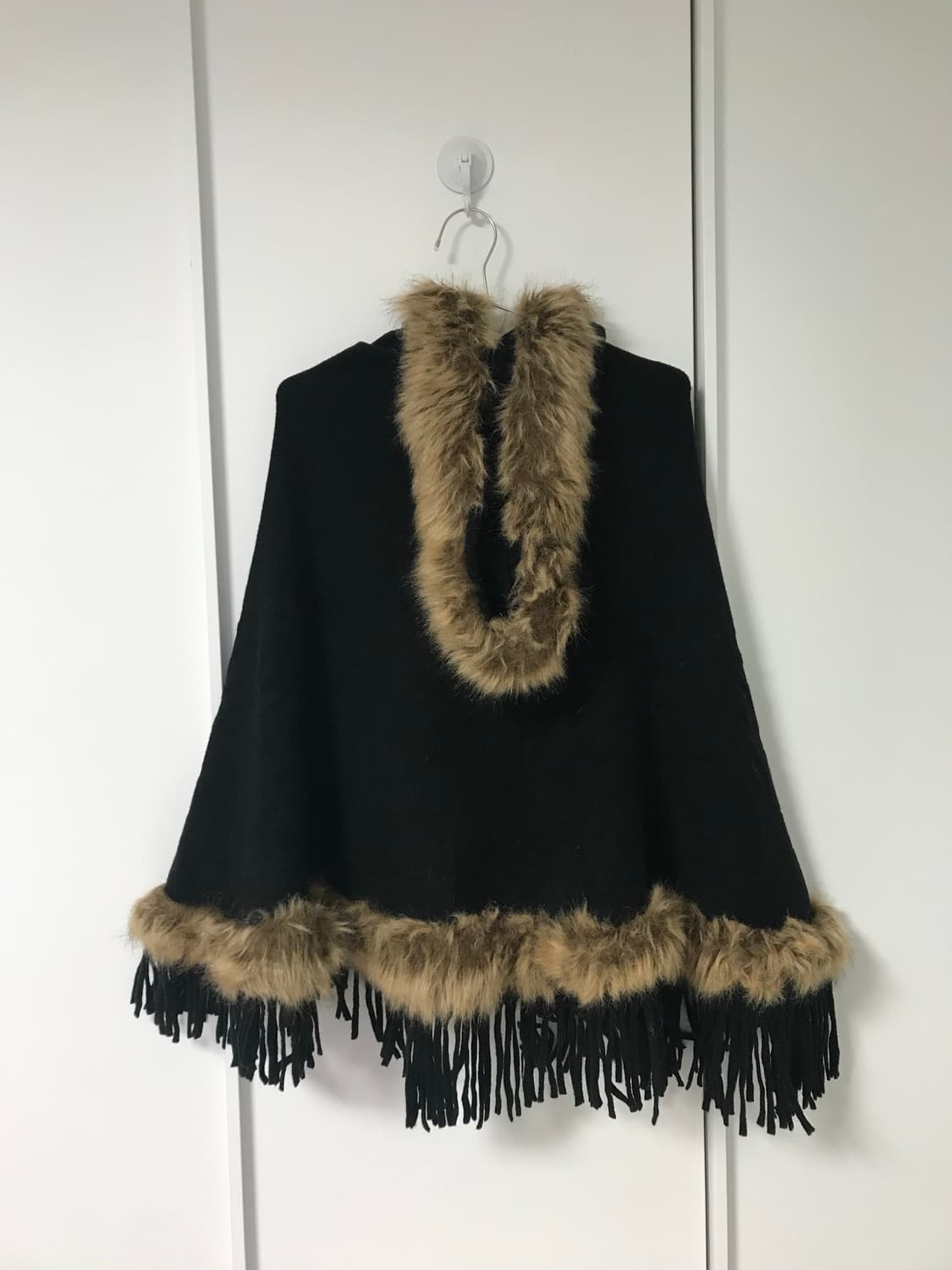 vintage hood fur cape 상품이미지6