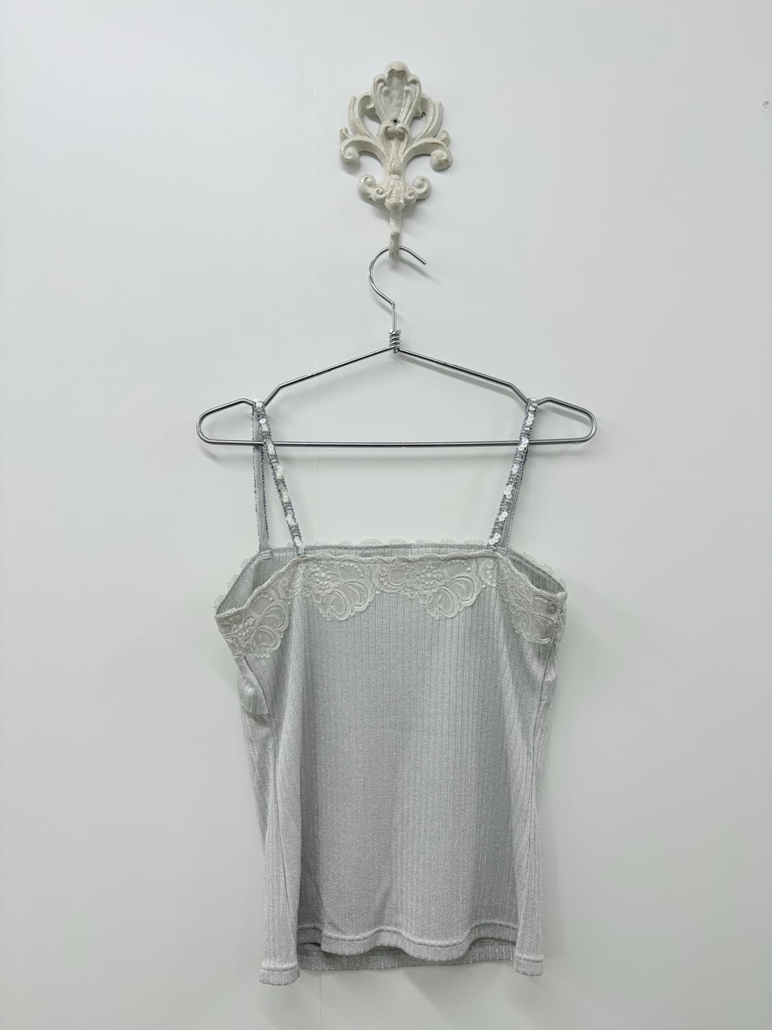 Flower race detail sleeveless 상품이미지3