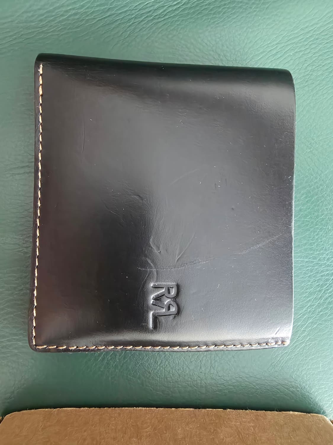 RRL 반지갑RRL Leather Billfold Wallet Black 상품이미지4