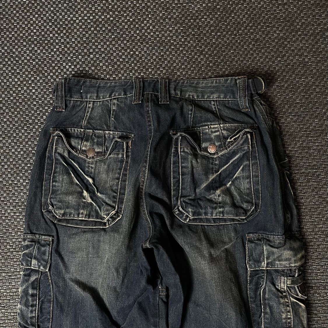 (32) CONUS 그레이블루 카고 워싱 데님 팬츠 상품이미지8