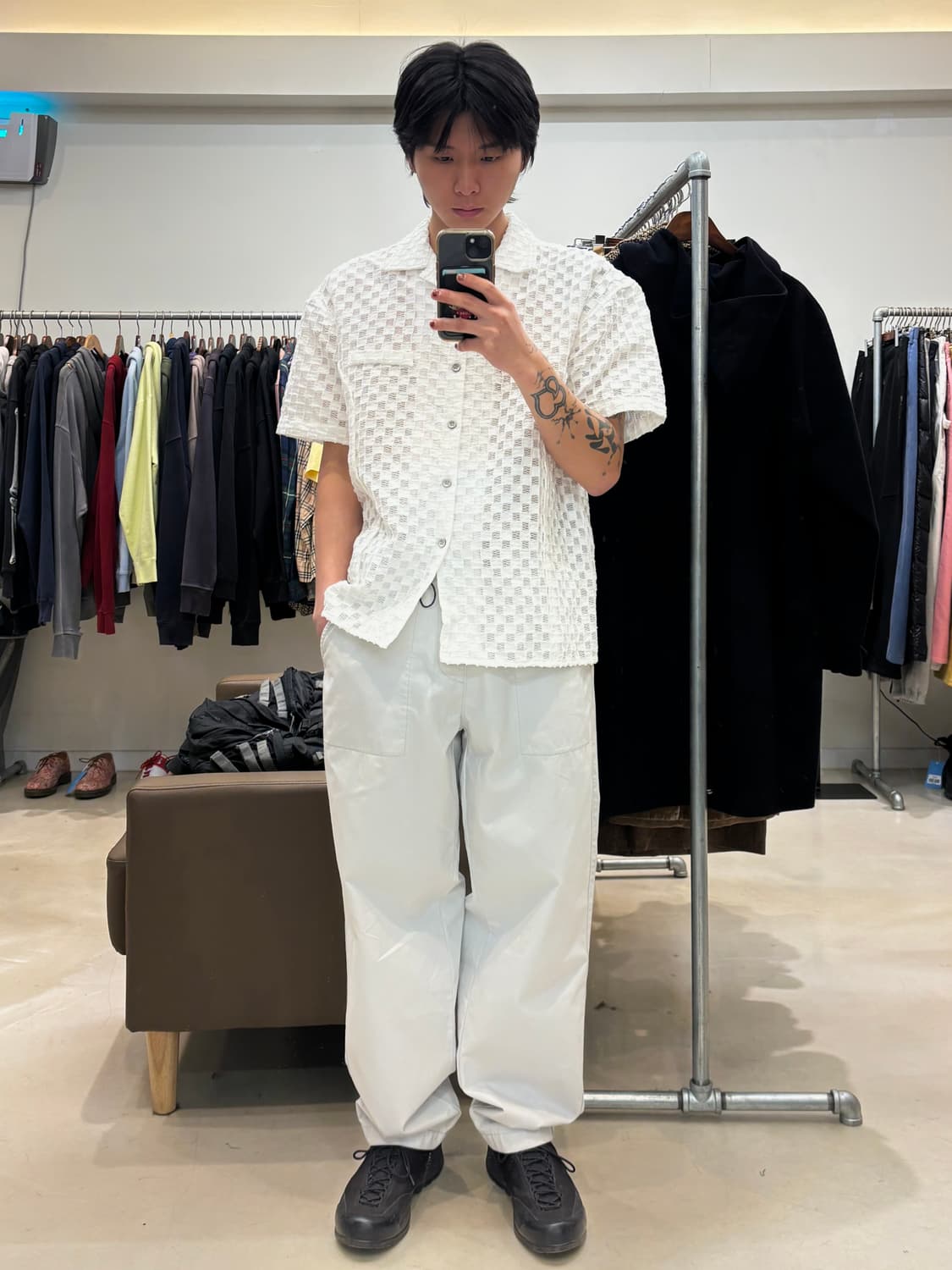 앤더슨벨 시어서커 반팔 셔츠 상품이미지9