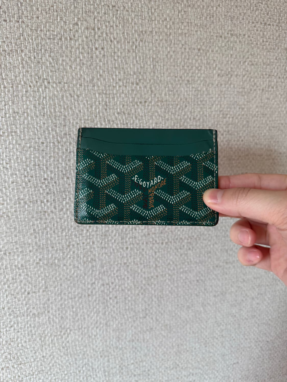 고야드 카드지갑 그린 (생쉴피스) 상품이미지4