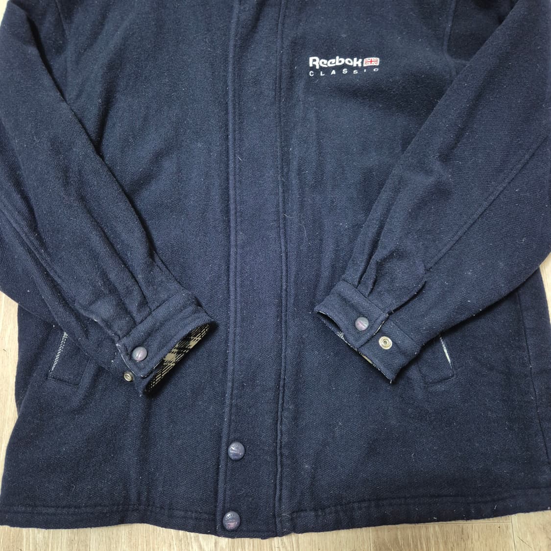 리복 클래식 올드스쿨 헤비 바시티자켓 XL(105) 상품이미지3