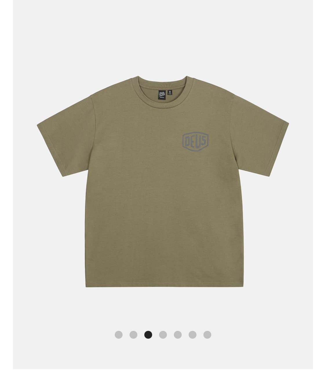 데우스 서울 반팔 올리브 xxl 새상품 상품이미지2