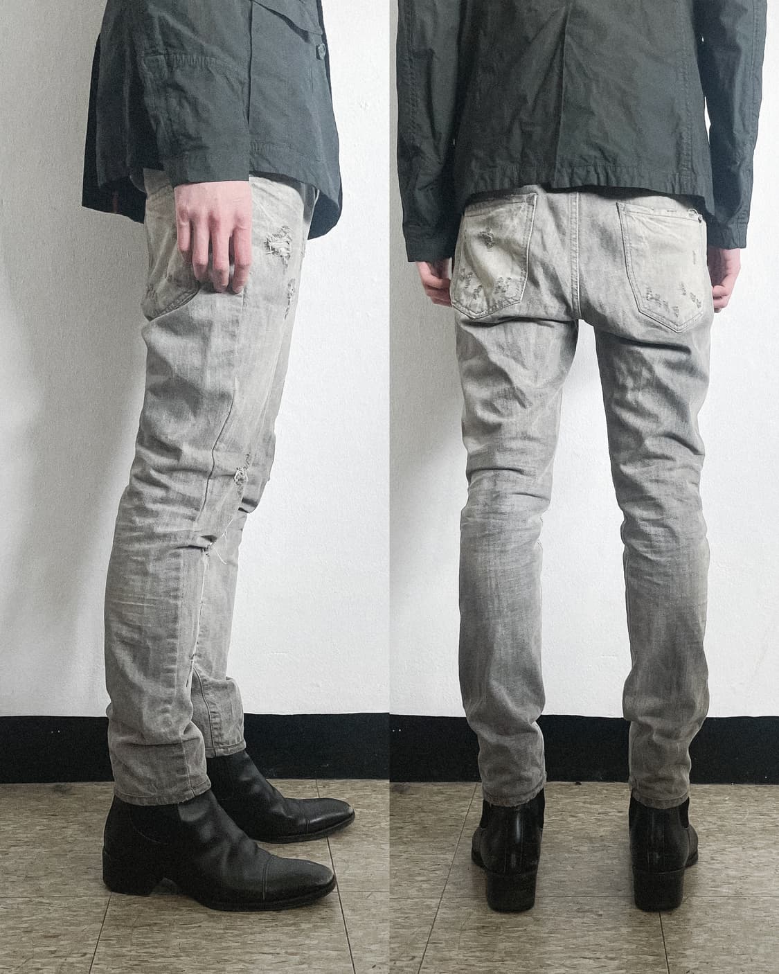 디스퀘어드2 그런지 디스트로이드 워시드 데님 상품이미지1