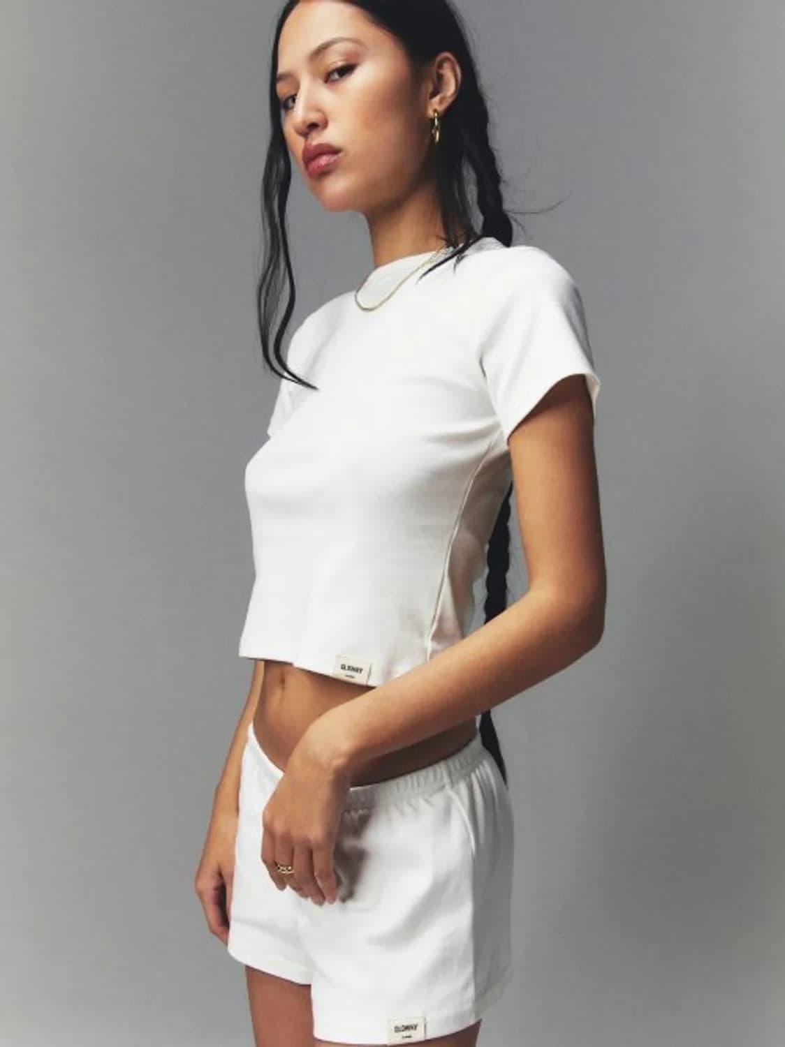 글로니 G BABY TEE 화이트 티셔츠 상품이미지1