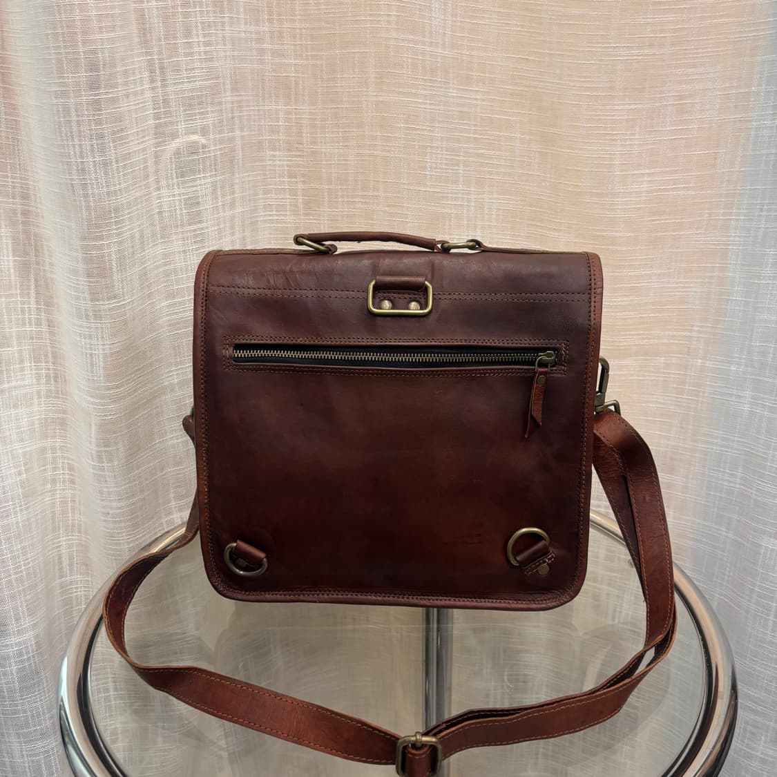 이테리 통가죽 사첼 숄더 토트백      상품이미지5