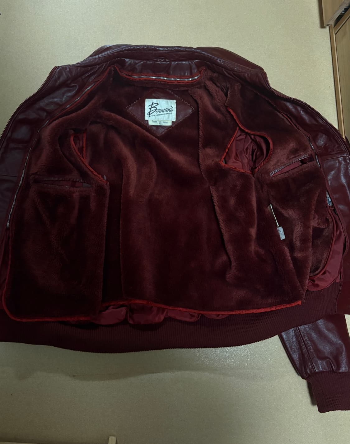 Berman’s vintage leather jacket 상품이미지3