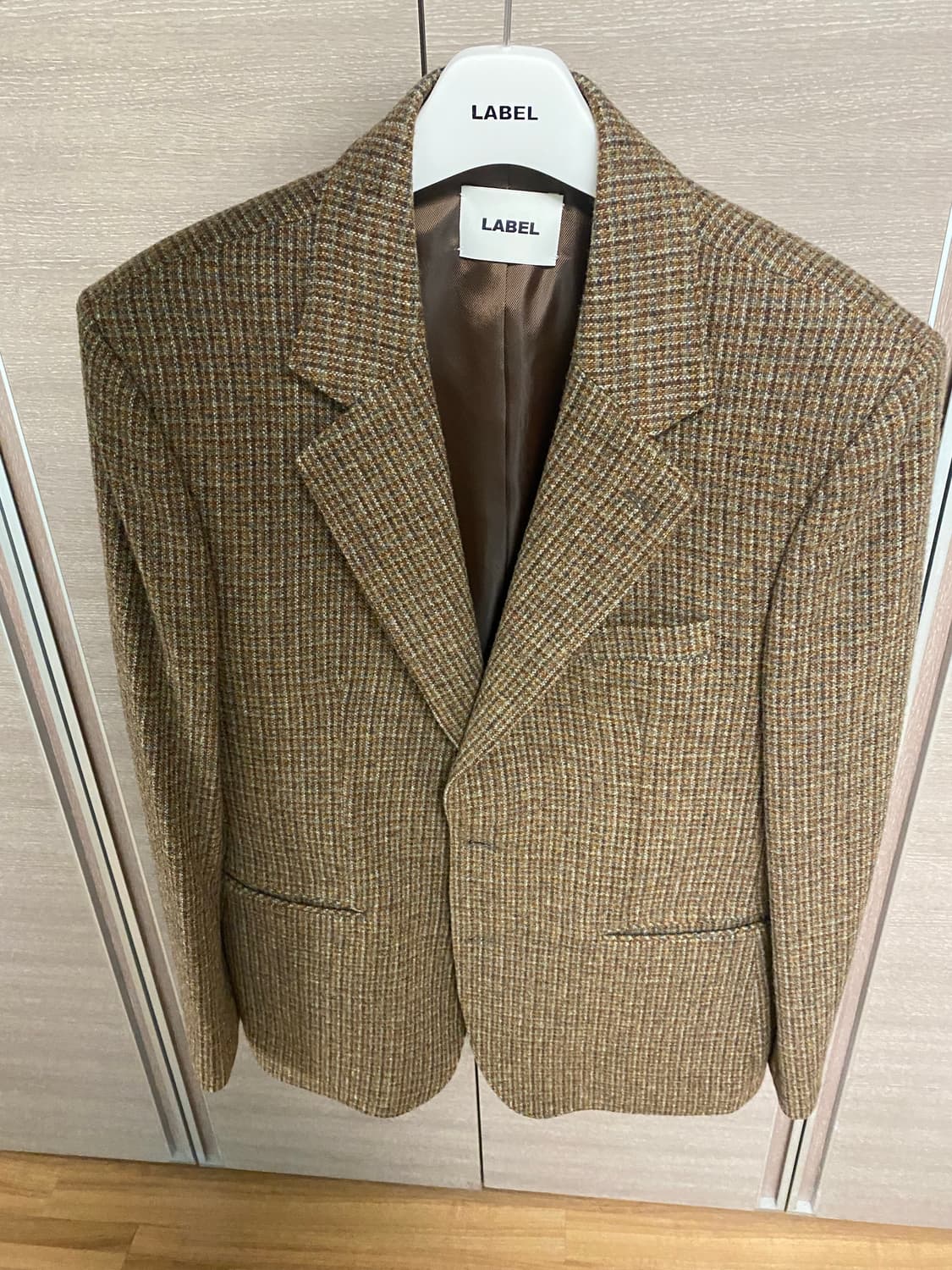 라벨아카이브 울 체크 자켓 3 상품이미지1