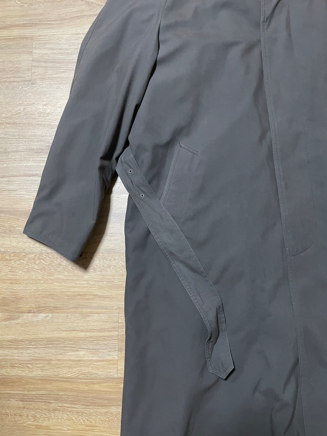 런던포그 x 코오롱상사 오리지널 발마칸 코트 (벨트 포함) 상품이미지5