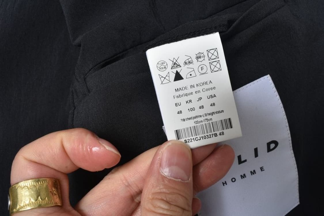 22SS 솔리드 옴므 블레이저 자켓 48 N1128 상품이미지3