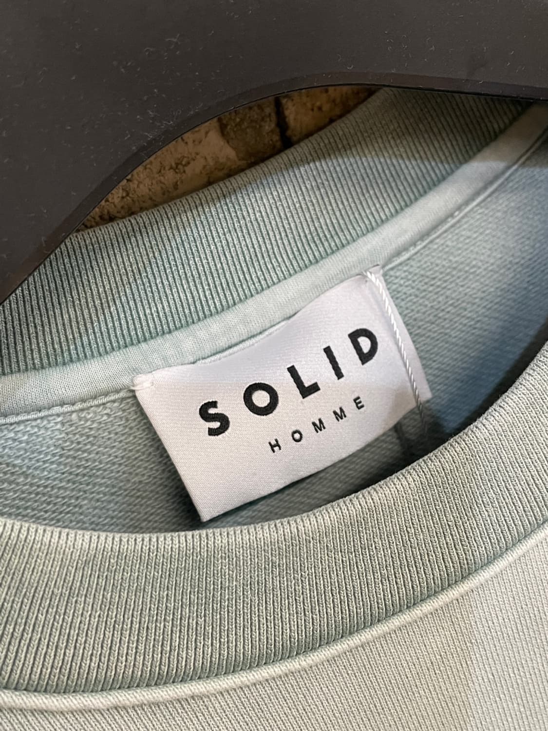 솔리드 옴므 피그먼트 다이드 맨투맨 상품이미지5