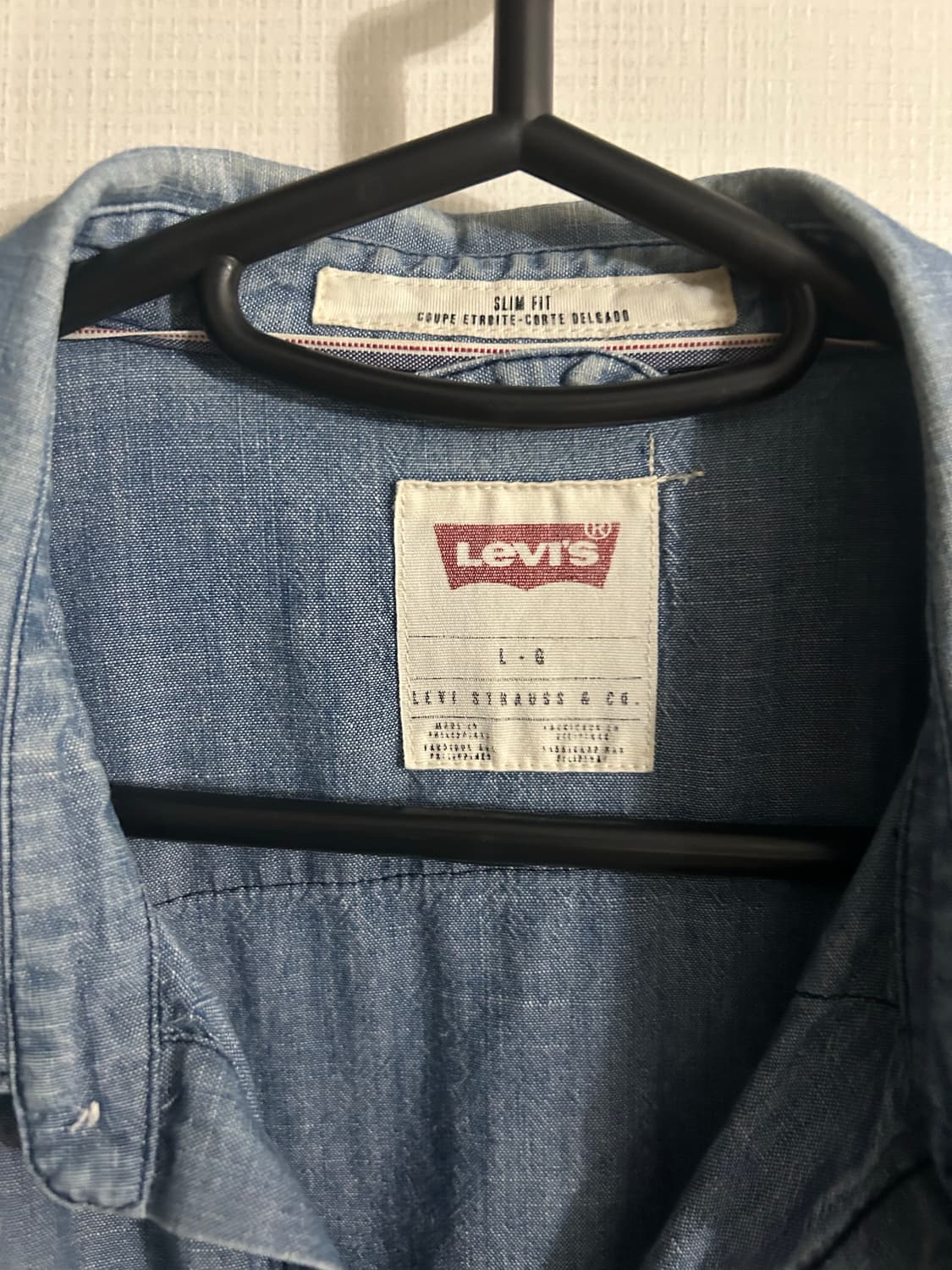 리바이스 샴브레이셔츠 상품이미지2