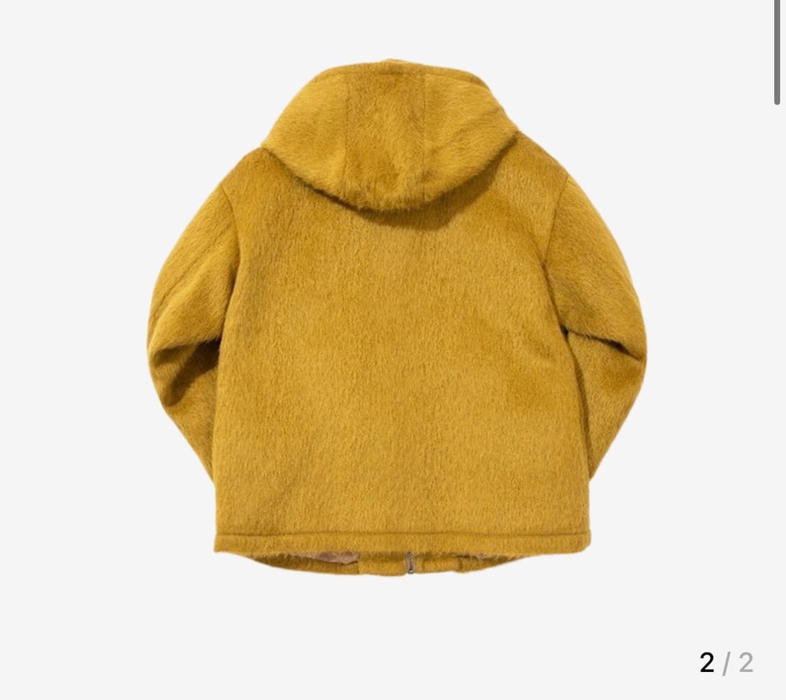 (새상품) 데비어퍼 더블코트 머스타드 OS 상품이미지3