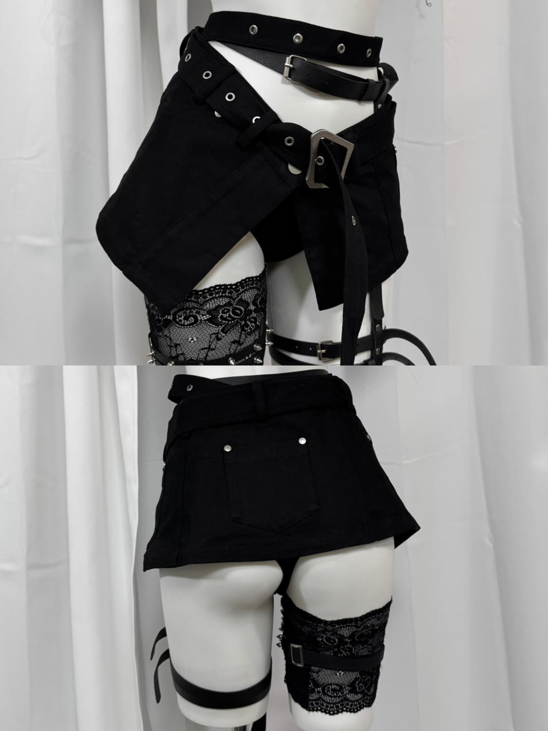 belt warp skirt 상품이미지1