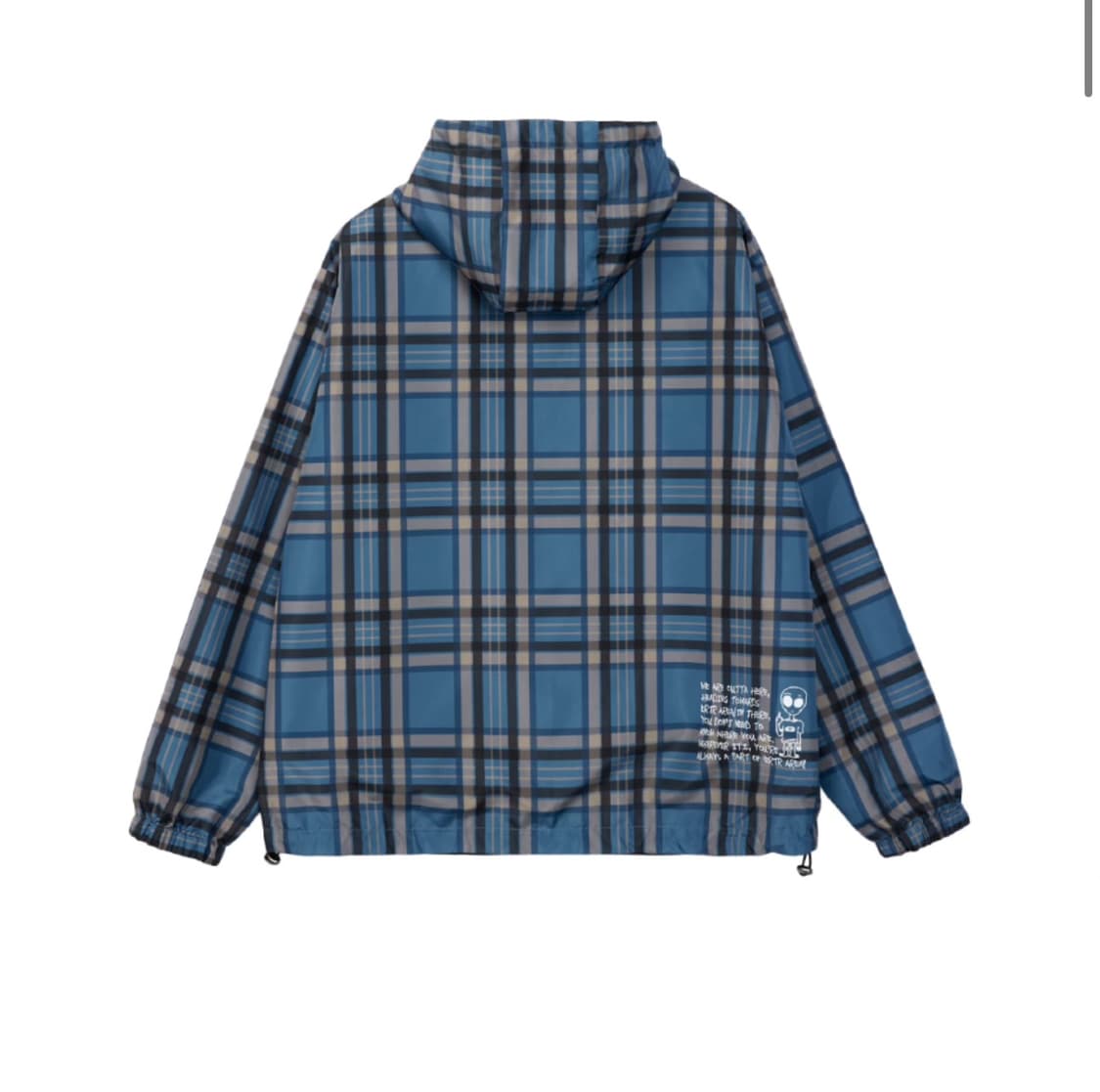 이알티알 체크 패던 리버시블 바람막이 상품이미지2