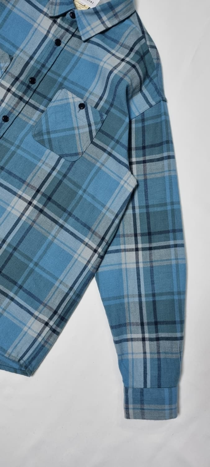 카키스 트러커 플레이드 셔츠 L _ 남성 상품이미지4