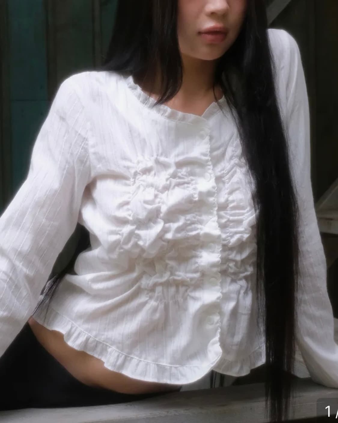 플레어업 블라우스 상품이미지3