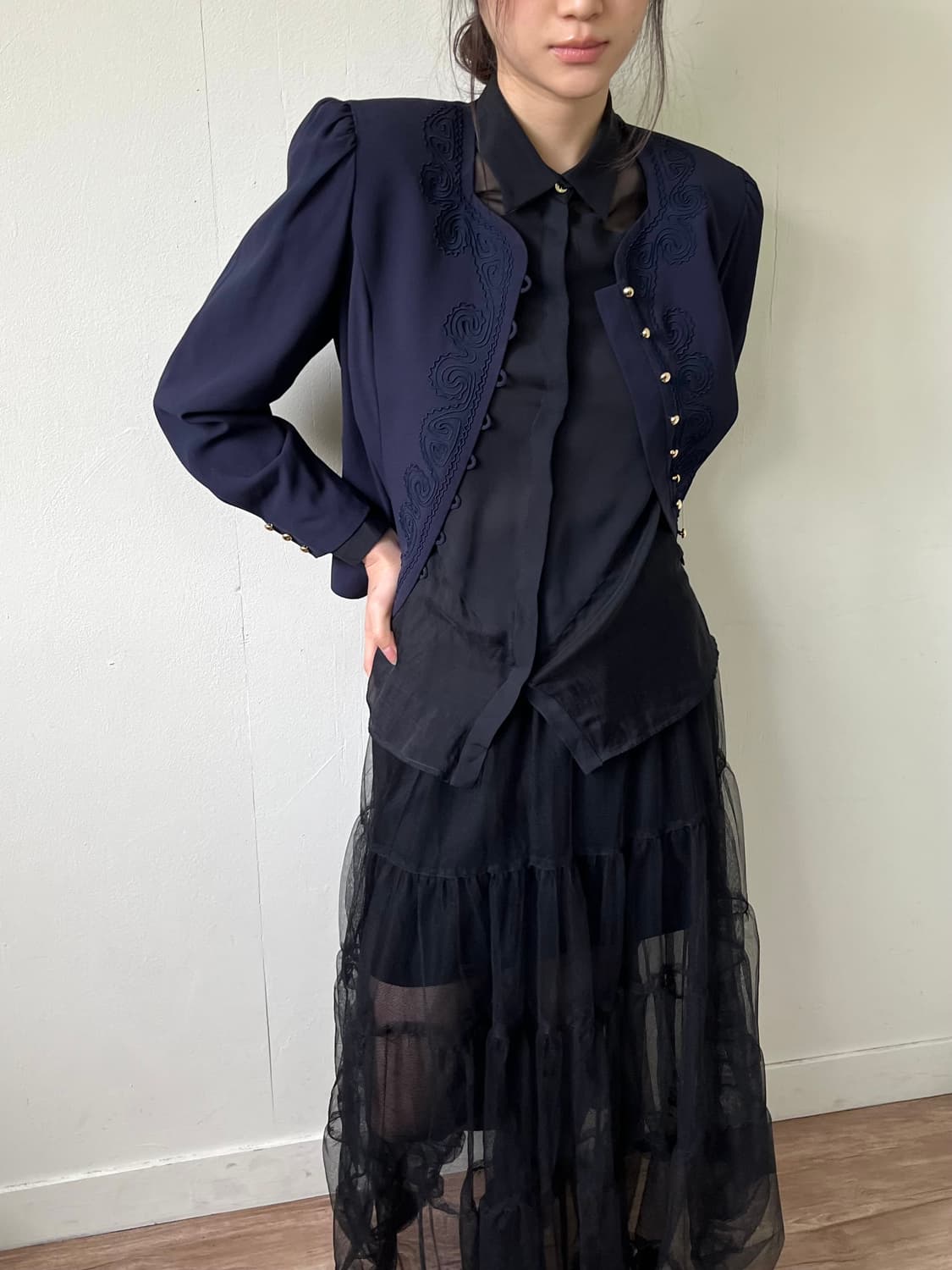 Simree 나폴레옹 레이온 자켓 상품이미지6