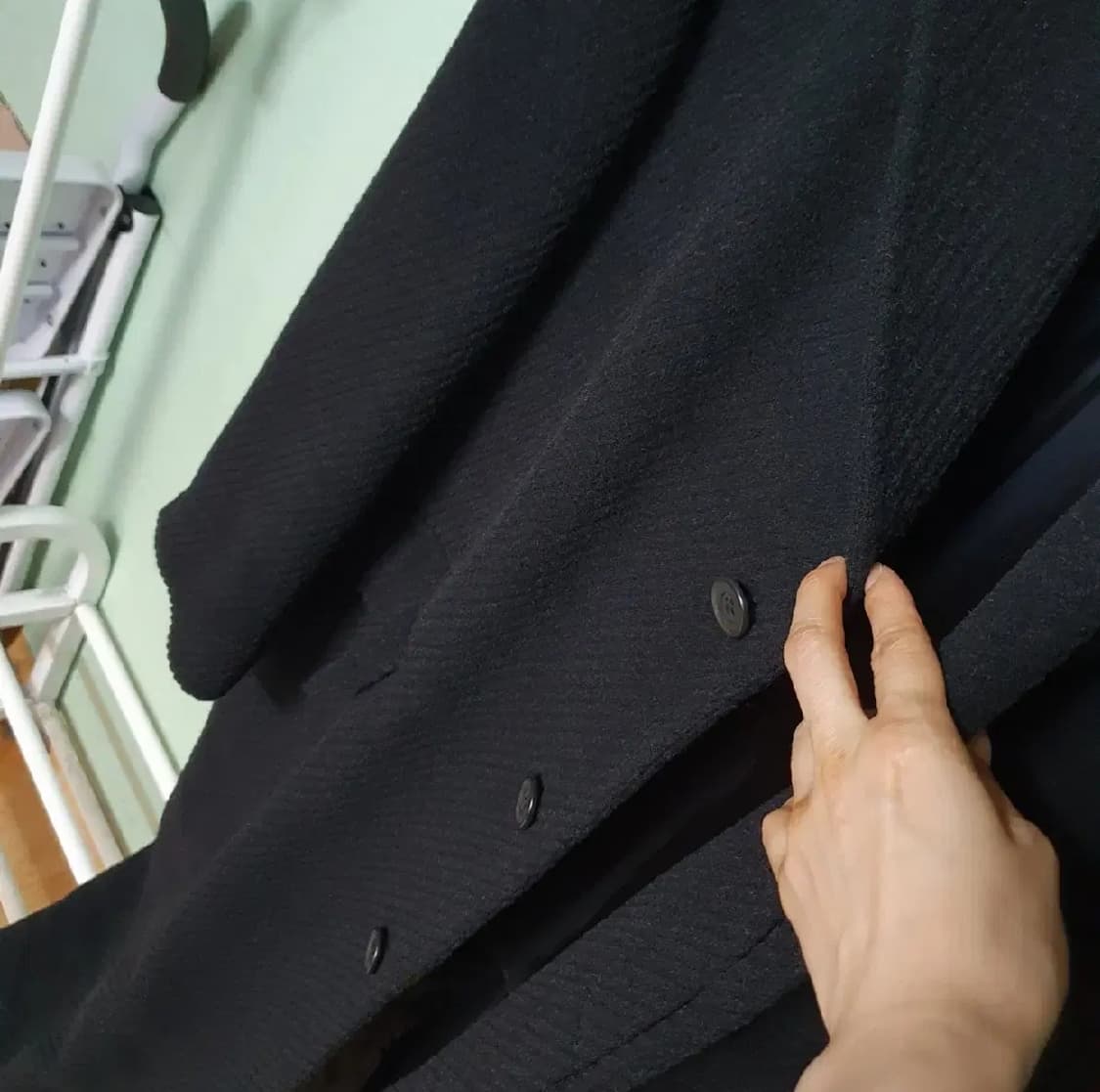 입생로랑 모직 롱코트 100~105 상품이미지4