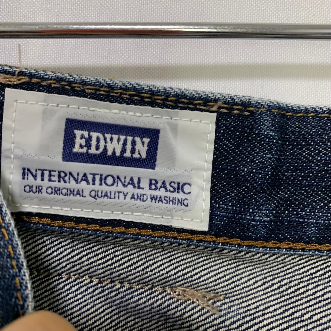 에드윈 데님 청바지 30인치 중청 워싱 팬츠 리바이스맛 빈티지 상품이미지4