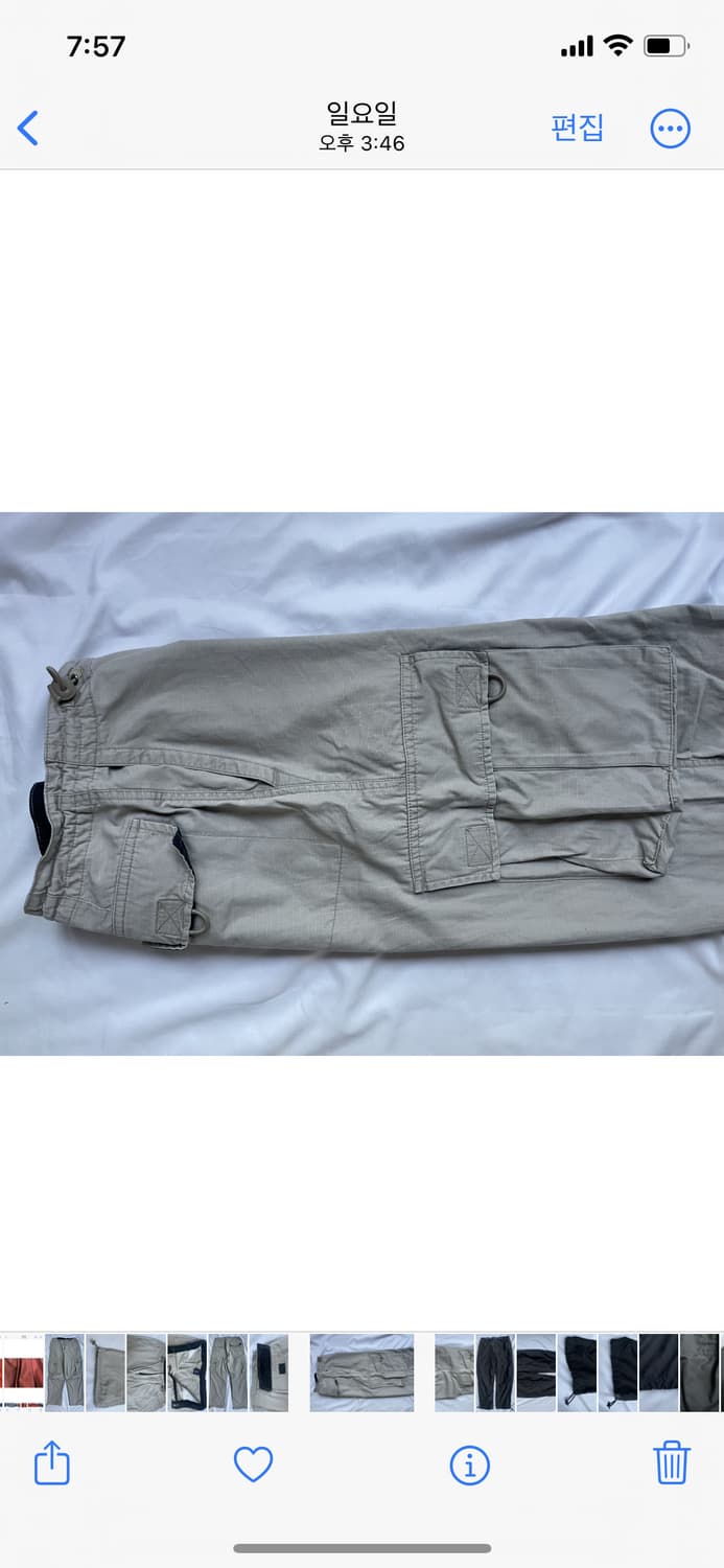 90s 빈티지 gap 올드 갭 카고팬츠 밀리터리 m65 bdu 상품이미지7