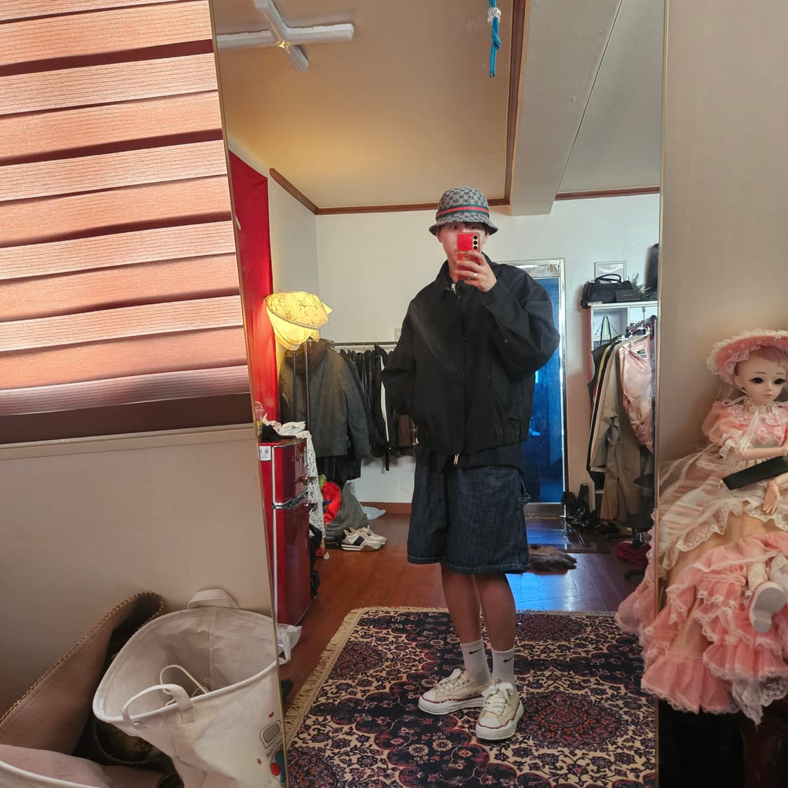 일꼬르소(ILCORSO)22ss 벌룬핏 웨이브 드리즐러 자켓 L size 상품이미지8