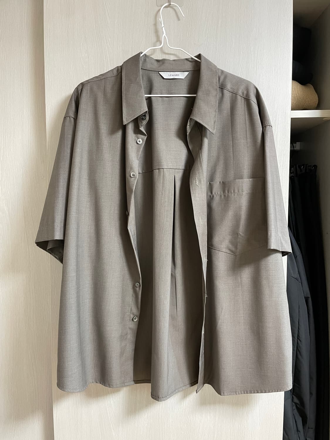 르마드 엘레강트 셋업(하프셔츠,슬랙스) 브라운 상품이미지2