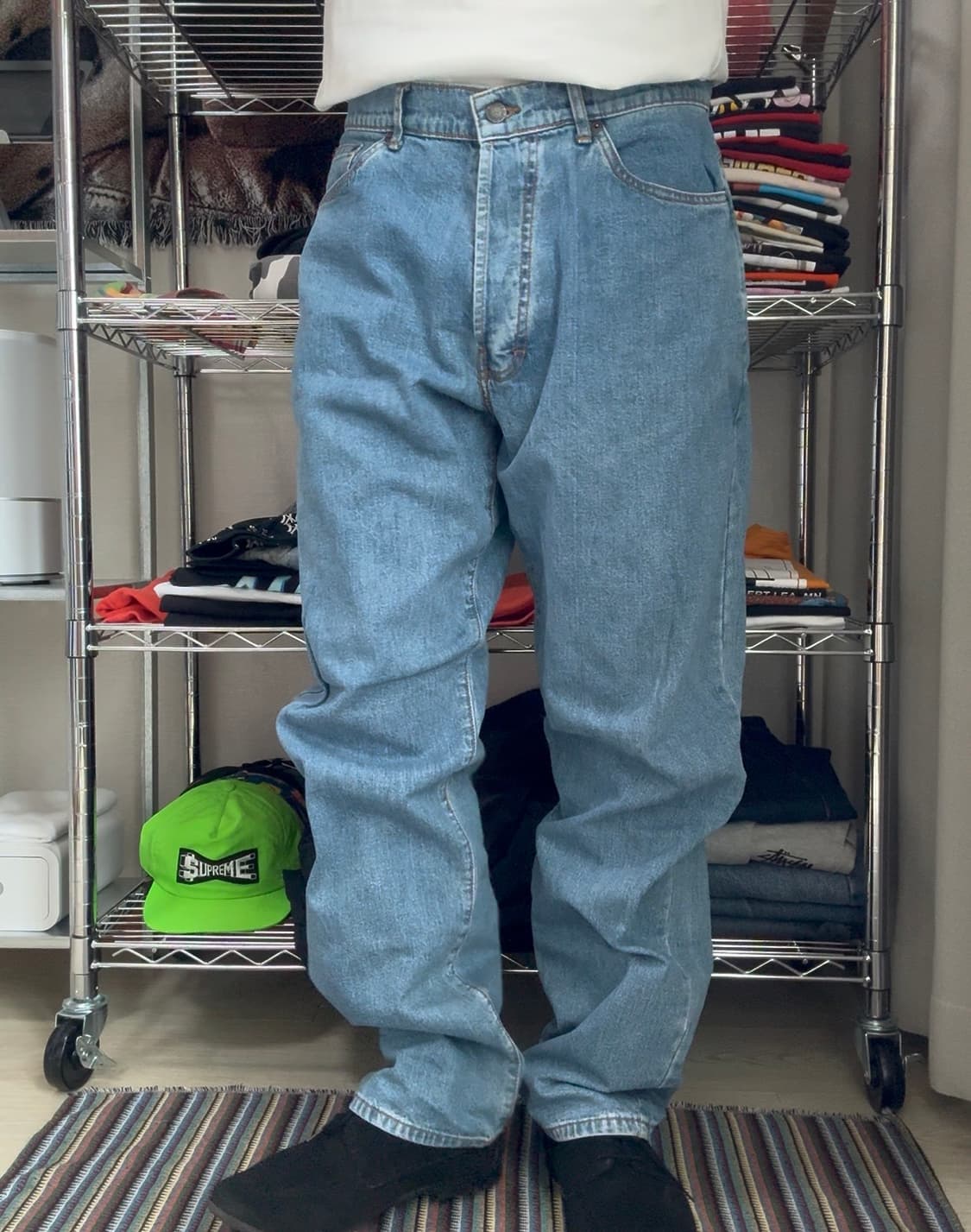 80s 올드 스투시 데님 팬츠 상품이미지2