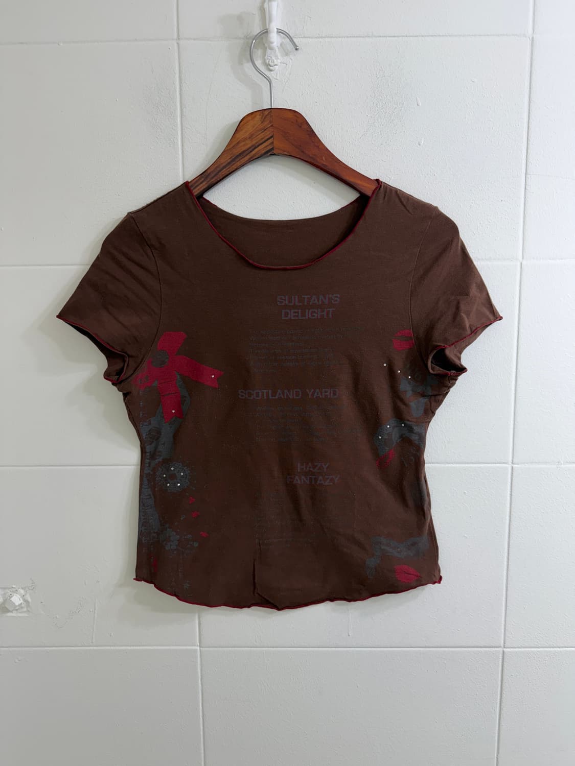 브라운 캐주얼 웨스턴 그런지 코디 세트 상품이미지7