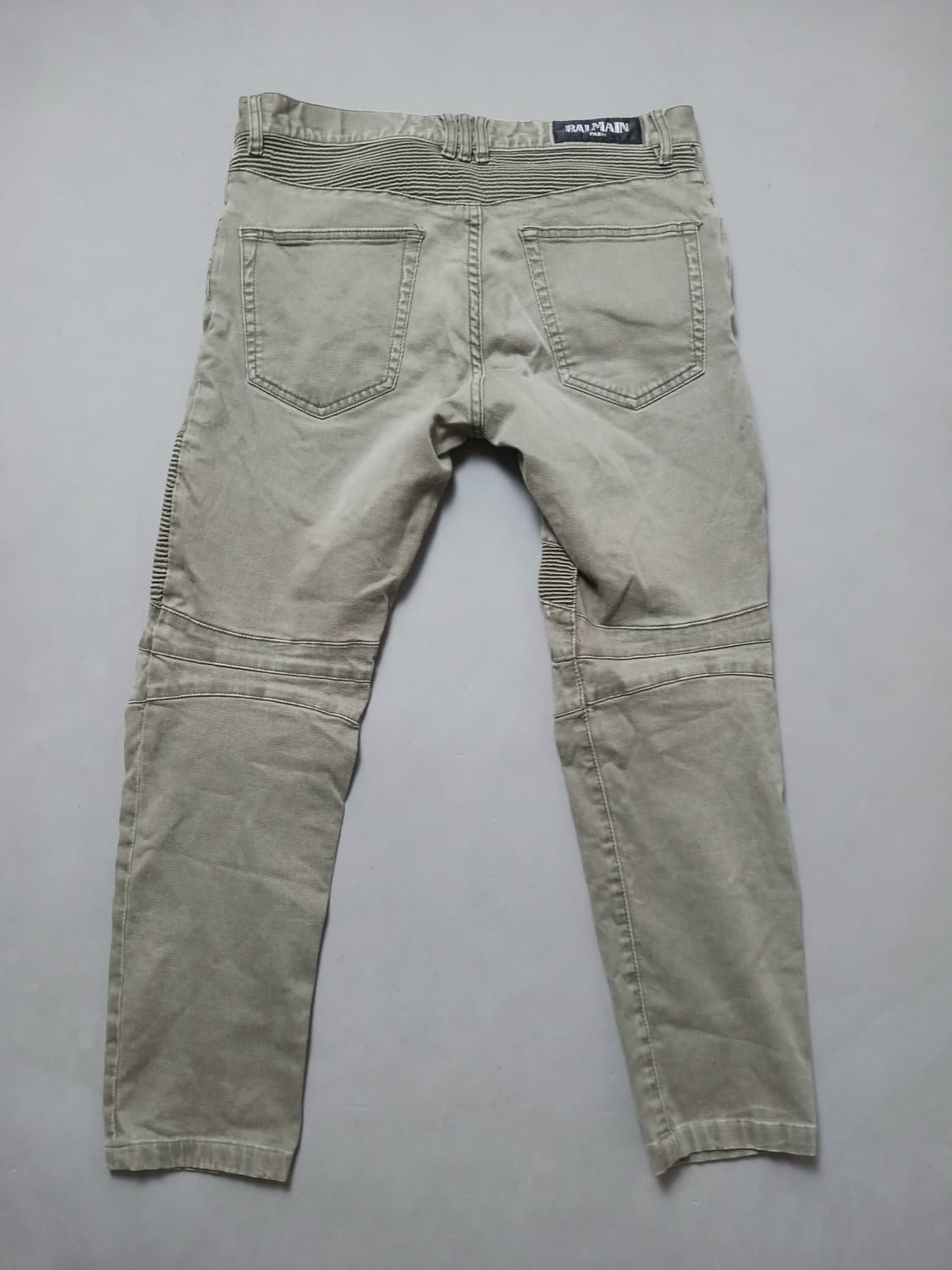 [34] 발망 워싱 카키 치노 바이커 팬츠 상품이미지7