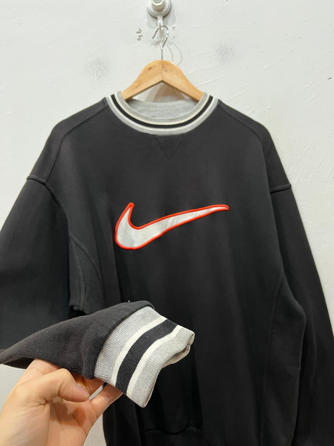 90s 나이키 올드스쿨 스우시 맨투맨 스웻셔츠 상품이미지2