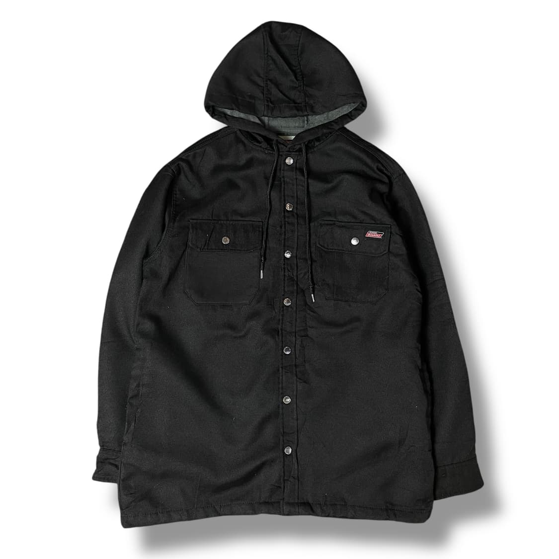 디키즈 버튼 블랙 후드 집업 자켓 M 상품이미지1
